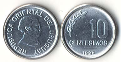 Uruguay KM102(U) 10 Centesimos – Lot of 70 representative product image