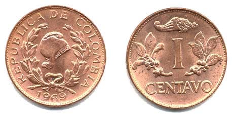 Colombia KM205a(U) 1 Centavo β Lot of 55 representative product image