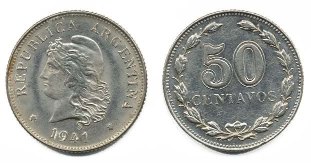 Argentina KM39(XF) 50 Centavos β Lot of 25 representative product image