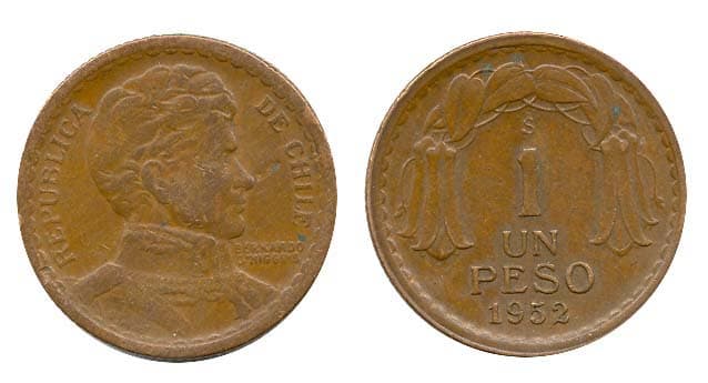 Chile KM179(VF) 1 Peso β Lot of 40 representative product image