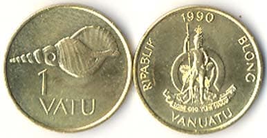 1,000 Vanuatu KM3(U) 1 Vatu Bulk World Coins representative product image