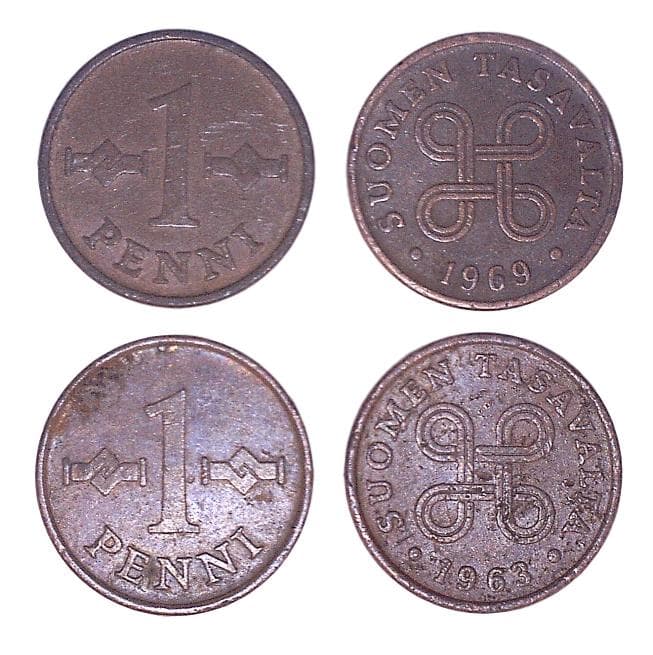Finland KM44(C) 1 Pennia – Lot of 94 representative product image