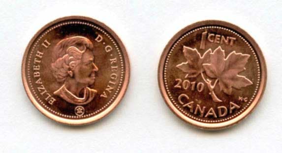 1,000 Canada KM490a(U) 1 Cent Bulk World Coins representative product image