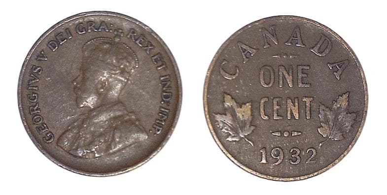 Canada KM28(VF) 1 Cent β Lot of 10 representative product image