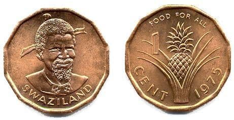 Swaziland KM21(U) 1 Cent β Lot of 30 representative product image