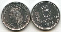 Argentina KM65(U) 5 Centavos – Lot of 50 representative product image