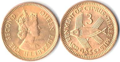 Cyprus KM33(U) 3 Mils β Lot of 12 representative product image