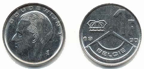 Belgium KM171(U) 1 Franc β Lot of 50 representative product image