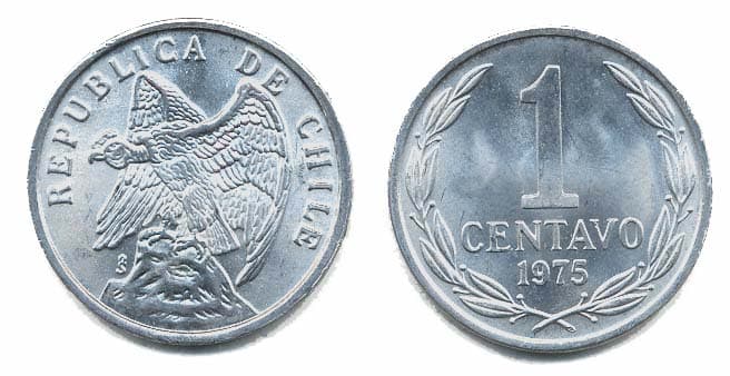 Chile KM203(U) 1 Centavo (Condor) β Lot of 55 representative product image