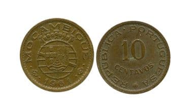 Mozambique KM83(VF-AU) 10 Centavos β Lot of 40 representative product image