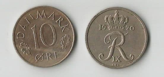 Denmark KM10OREMIX(C) 10 Ore Mix β Lot of 50 representative product image