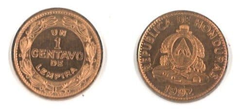 Honduras KM77a(U) 1 Centavo β Lot of 25 representative product image