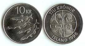 Iceland KM29.1A(U) 10 Kronur β Lot of 55 representative product image