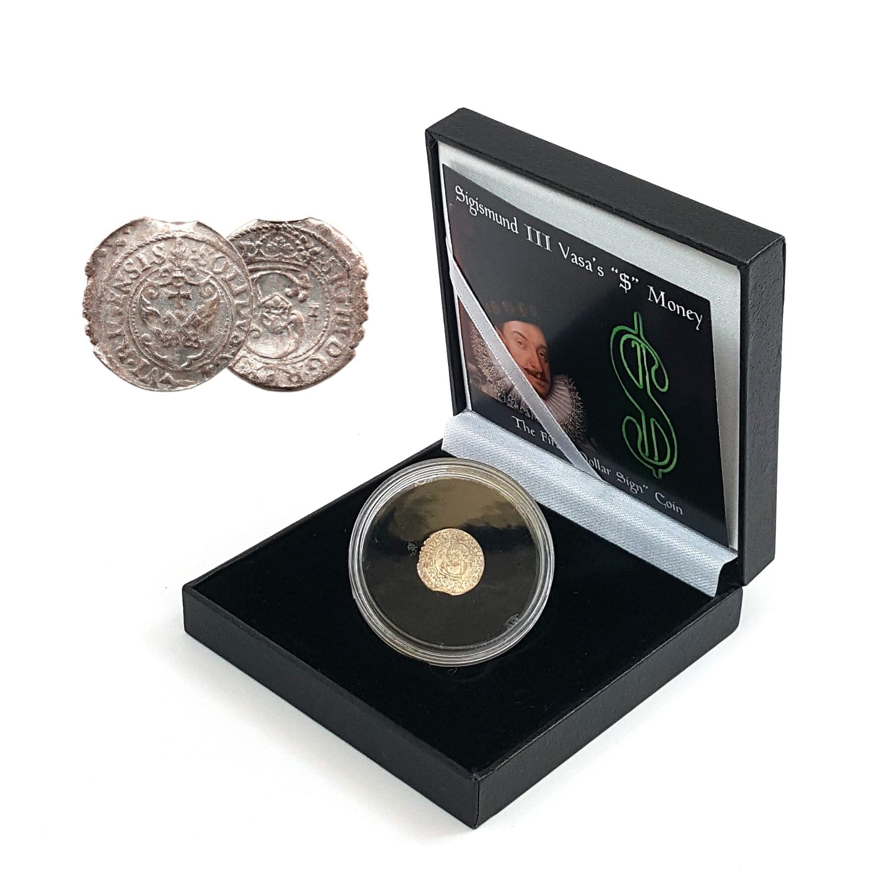 Sigismund III Vasa’s “$” Money: The “First Dollar Sign” Coin (budget box) representative product image