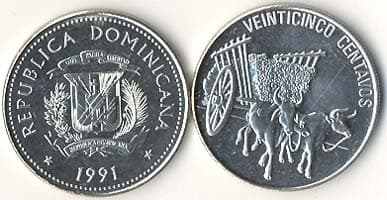 Dominican Rep. KM71.1(U) 25 Centavos β Lot of 80 representative product image