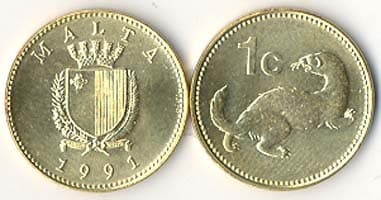 Malta KM93(U) 1 Cent β Lot of 80 representative product image