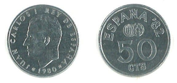 Spain KM815(U) 50 Centimos β Lot of 30 representative product image