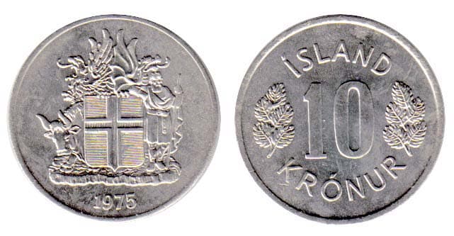 Iceland KM15(U) 10 Kronur β Lot of 50 representative product image