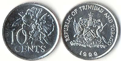 Trinidad & Tobago KM31(U) 10 Cents β Lot of 65 representative product image