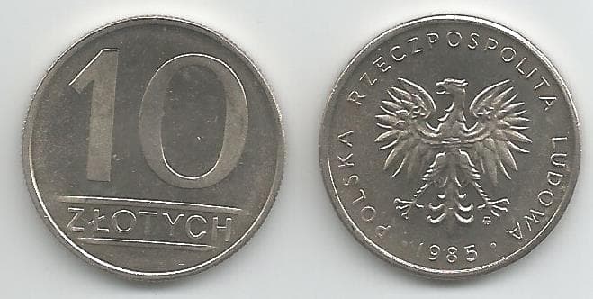 Poland KM152.1(U) 10 Zlotych β Lot of 80 representative product image