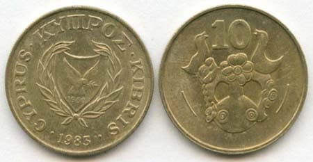 Cyprus KM56.1(VF-XF) 10 Cents β Lot of 30 representative product image