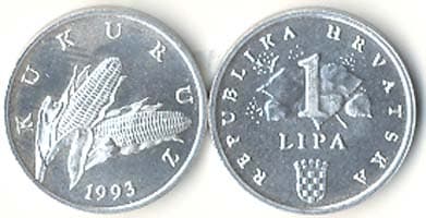 Croatia KM3(U) 1 Lipa β Lot of 100 representative product image