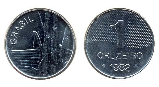 Brazil KM590(U) 1 Cruzeiro β Lot of 80 representative product image