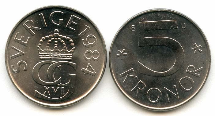 Sweden KM853(U) 5 Krona β Lot of 12 representative product image