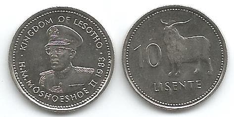Lesotho KM19(U) 10 Lisente – Lot of 25 representative product image