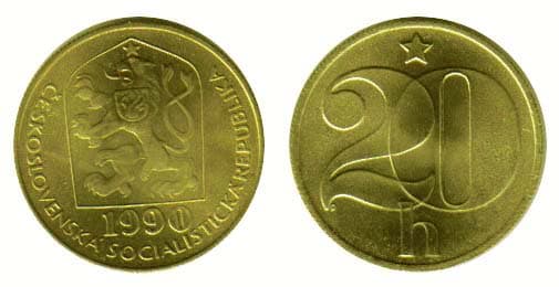 Czechoslovakia KM74(U) 20 Haleru β Lot of 25 representative product image