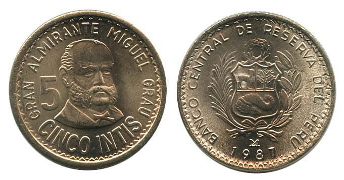 Peru KM300(U) 5 Inti β Lot of 20 representative product image