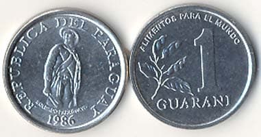 Paraguay KM165(U) 1 Guarani β Lot of 100 representative product image