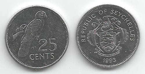 Seychelles KM49a(U) 25 Cents β Lot of 15 representative product image