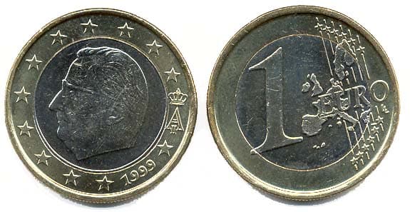 Belgium KM230(U) 1 Belg. Euro β Lot of 12 representative product image