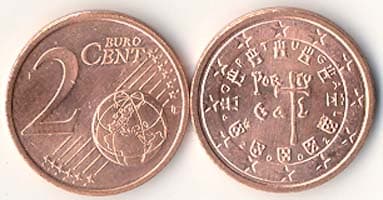 Portugal KM741(U) 2 Port. Cents β Lot of 100 representative product image