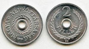 Hungary KM546(U) 2 Filler – Lot of 100 representative product image