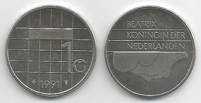 Netherlands KM205(U) Gulden β Lot of 30 representative product image