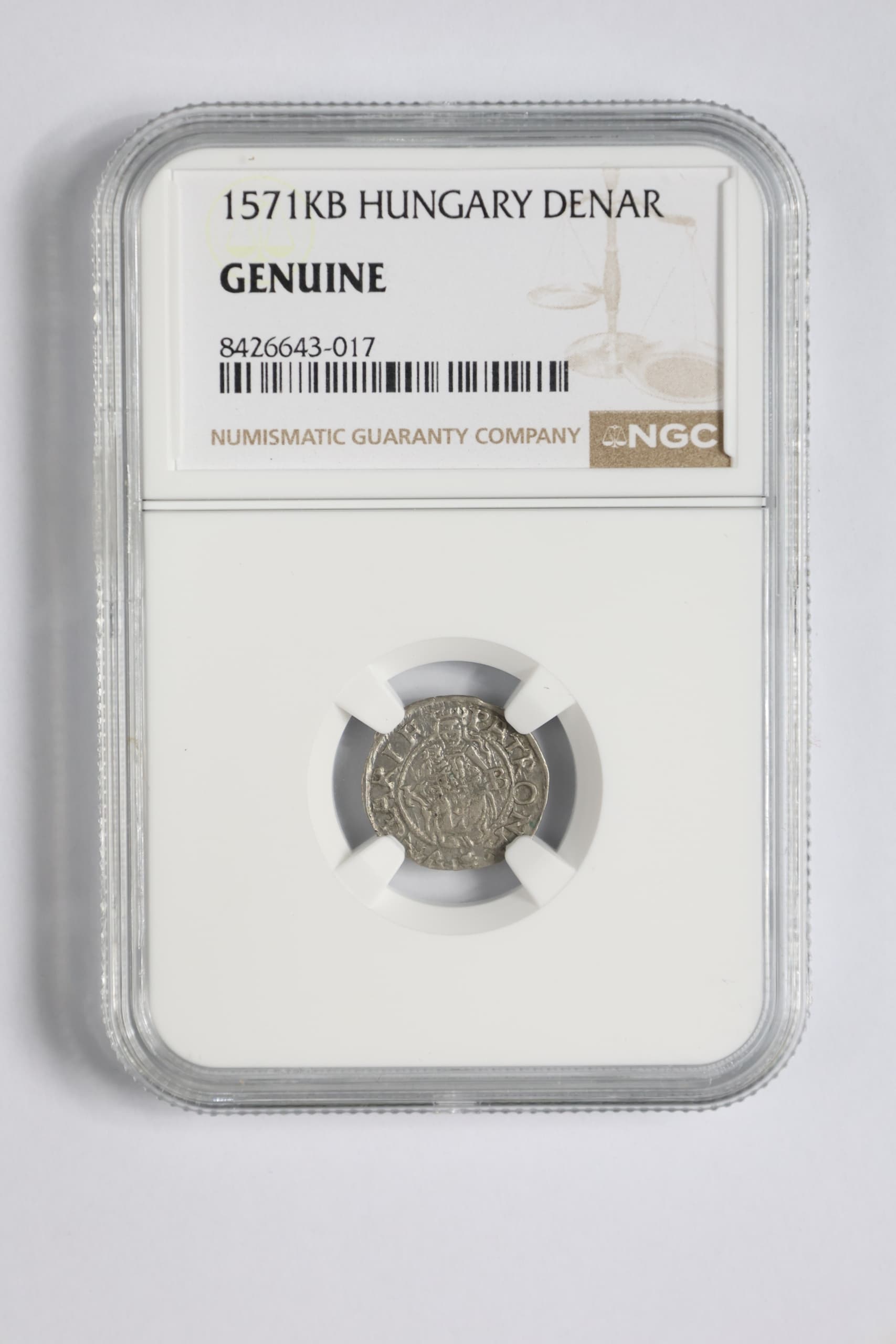 NGC-Certified Roman Coin: HUNGMADONNA, Grade PG — representative ECC supplier stock image; exact coin and slab vary