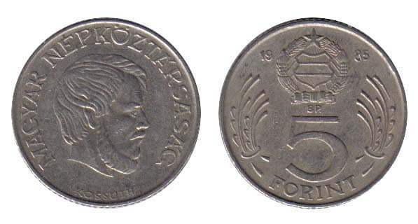 Hungary KM635(VF-XF) 5 Forint β Lot of 55 representative product image