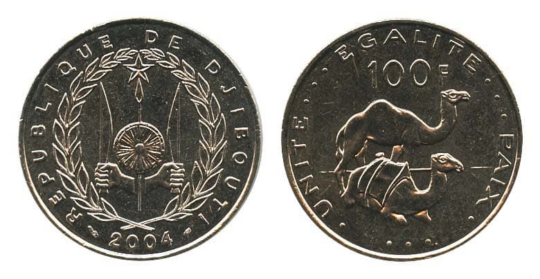 Djibouti KM26(U) 100 Francs β Lot of 8 representative product image