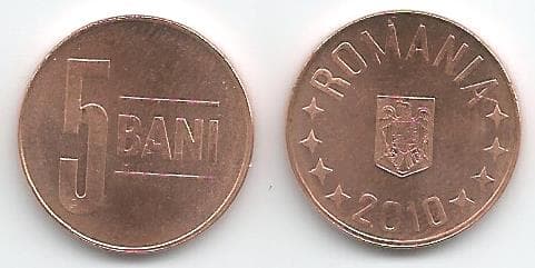 1,000 Romania KM190(U) 5 Bani Bulk World Coins representative product image