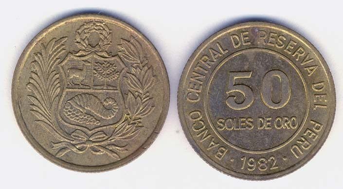 Peru KM273(VF) 50 Soles β Lot of 30 representative product image