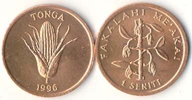 Tonga KM66(U) 1 Senti β Lot of 100 representative product image