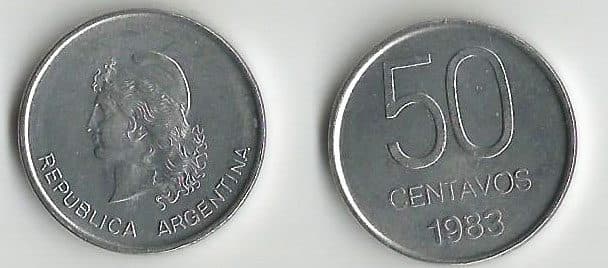 Argentina KM90(U) 50 Centavos β Lot of 65 representative product image