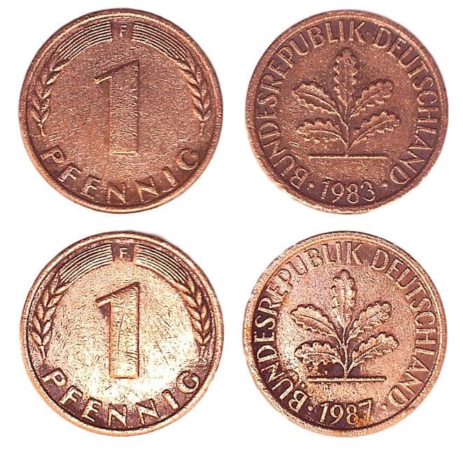 Germany KM105(CL) 1 Pfennig β Lot of 200 representative product image
