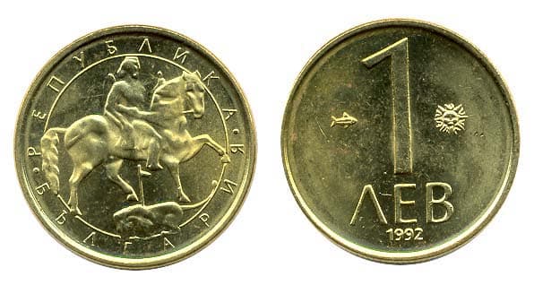 Bulgaria KM202(U) 1 Lev β Lot of 80 representative product image