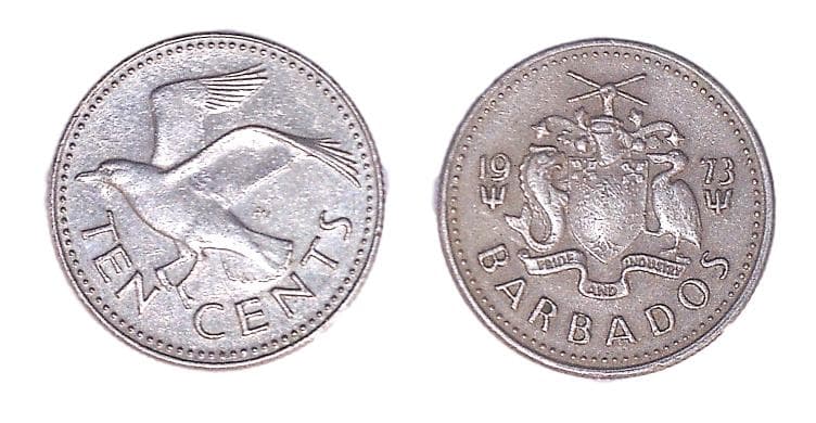 Barbados KM12(XF) 10 Cents β Lot of 52 representative product image