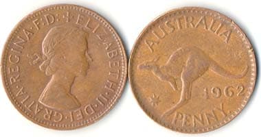 Australia KM56(VF) 1 Penny (Kangaroo) – Lot of 30 representative product image
