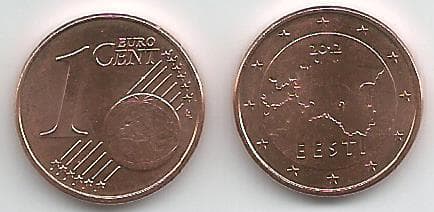 Estonia KM61(U) Cent β Lot of 100 representative product image