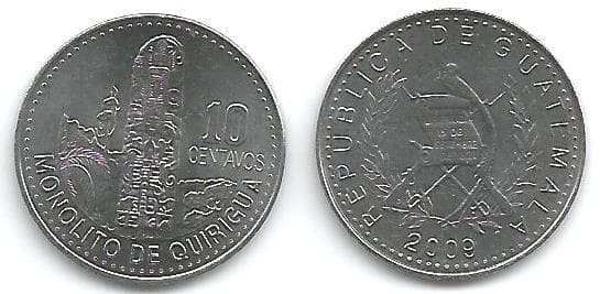 Guatemala KM277.6(U) 10 Centavos β Lot of 100 representative product image